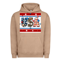 Pigment Burro 4th of july usa seamless pattern Urban Hoodie - BundleAndBundleShop
