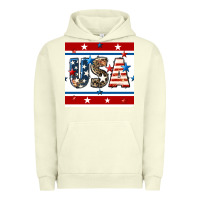 Pigment Pistachio 4th of july usa seamless pattern Urban Hoodie - BundleAndBundleShop