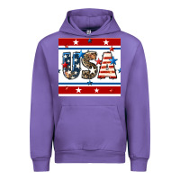Tulip 4th of july usa seamless pattern Urban Hoodie - BundleAndBundleShop