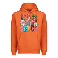 Carrot Saved by his grace Easter Day Premium Hoodie - HowdyJamesFarm