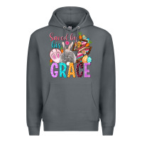 Rock Saved by his grace Easter Day Premium Hoodie - HowdyJamesFarm