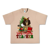 Burro very merry teacher skeleton Urban Heavy Tee - NancyCooperArtShop