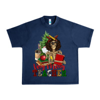 Navy very merry teacher skeleton Urban Heavy Tee - NancyCooperArtShop
