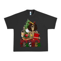 Pigment Black very merry teacher skeleton Urban Heavy Tee - NancyCooperArtShop