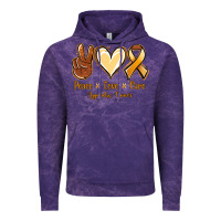 Cloud Purple Peace love cure Appendix Cancer Vintage Hoodie - NancyCooperArtShop