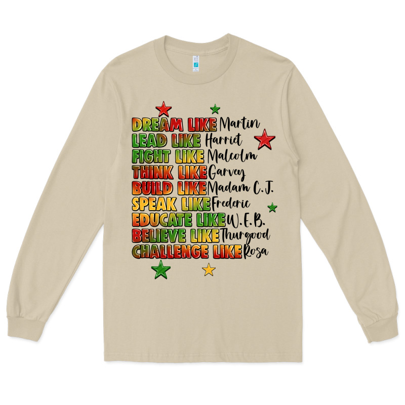 Inspiring Black Leaders Juneteenth Long Sleeve Tee by LillyAllenDesigns | Teevron