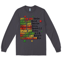 Smoke inspiring black leaders juneteenth Long Sleeve Tee - LillyAllenDesigns