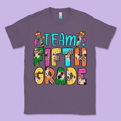 Team Fifth Grade Classic Tee Designed By Jahusdesignshop