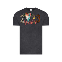 Vintage Black 2023 senior bull skull Vintage Tee - JahusDesignShop