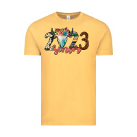 Vintage Mustard 2023 senior bull skull Vintage Tee - JahusDesignShop
