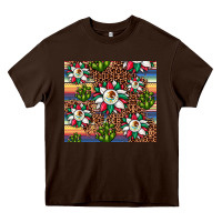 Chocolate Brown sunflower mexican flag tumbler Heavy Core Tee - JahusDesignShop