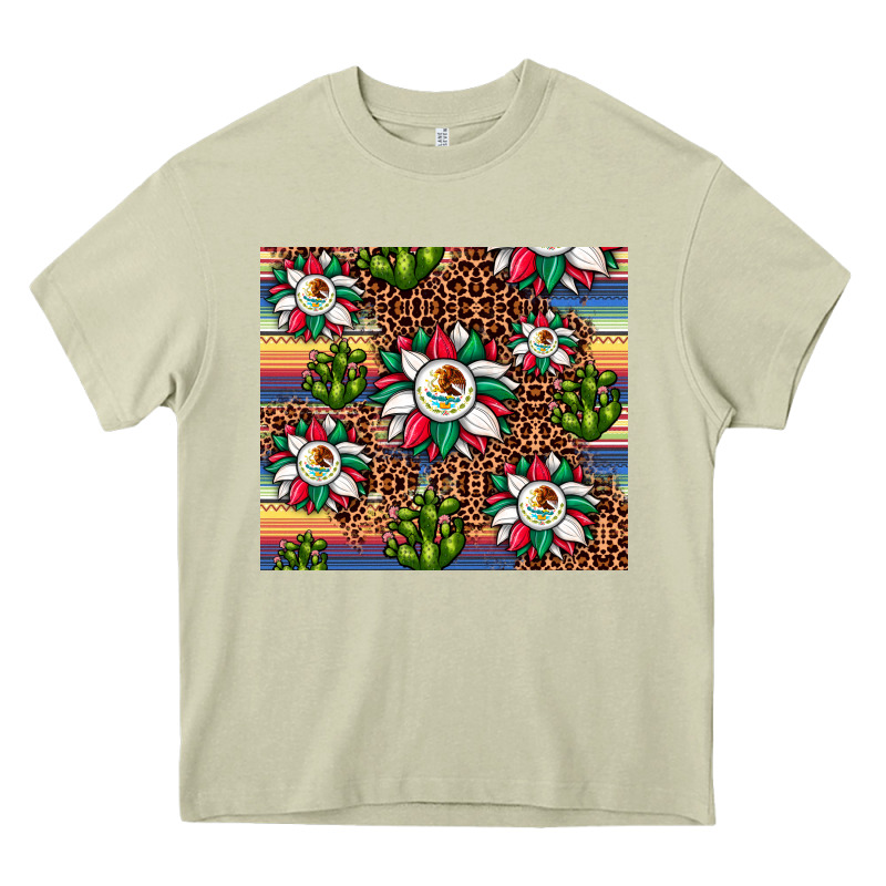 Sunflower Mexican Flag Tumbler Heavy Core Tee by JahusDesignShop | Teevron