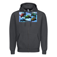 Smoke Children trucks Zipper Hoodie - TumblerDesignByShophia
