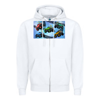 White Children trucks Zipper Hoodie - TumblerDesignByShophia
