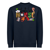 Navy Chrismas future nurse Heavyweight Sweatshirt - LillyAllenDesigns