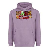 Lavender Nana Claus Christmas Lights And Gifts mother's day Heavyweight Hoodie - HowdyJamesFarm