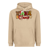 Mushroom Nana Claus Christmas Lights And Gifts mother's day Heavyweight Hoodie - HowdyJamesFarm