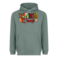 Sage Nana Claus Christmas Lights And Gifts mother's day Heavyweight Hoodie - HowdyJamesFarm