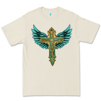 Bone wing cross Premium Tee - Artiststas