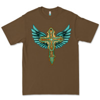 Cacao wing cross Premium Tee - Artiststas