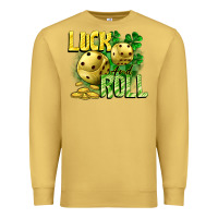 Antique Gold Luck and roll Premium Sweatshirt - CowGirlArtShop