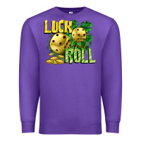 Purple Luck and roll Premium Sweatshirt - CowGirlArtShop