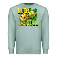Seafoam Luck and roll Premium Sweatshirt - CowGirlArtShop