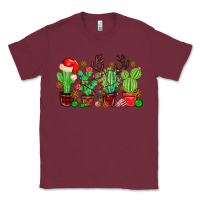 Burgundy christmas cactus Classic Tee - MaliasSmallBusiness