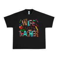 Black wife mom teacher Urban Heavy Tee - NancyCooperArtShop