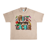 French Oak wife mom teacher Urban Heavy Tee - NancyCooperArtShop