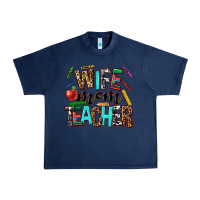 Navy wife mom teacher Urban Heavy Tee - NancyCooperArtShop