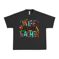 Pigment Black wife mom teacher Urban Heavy Tee - NancyCooperArtShop