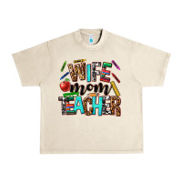 Sandshell wife mom teacher Urban Heavy Tee - NancyCooperArtShop