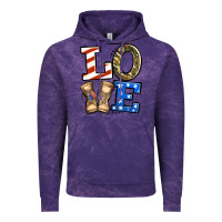 Cloud Purple 4th of July Army Love Vintage Hoodie - Jasminsmagicworld