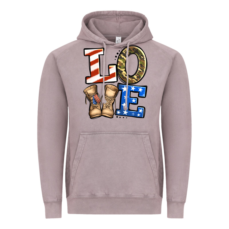 4th Of July Army Love Vintage Hoodie by Jasminsmagicworld | Teevron