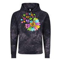 Cloud Black sunflower love hugs Vintage Hoodie - MaliasSmallBusiness