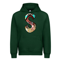 Forest Green farm life alphabet lowercase letters s Urban Hoodie - BundleAndBundleShop