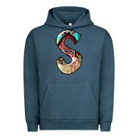 Pigment Midnight Navy farm life alphabet lowercase letters s Urban Hoodie - BundleAndBundleShop