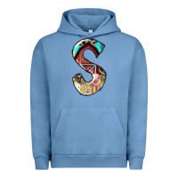 Pigment Pebble Blue farm life alphabet lowercase letters s Urban Hoodie - BundleAndBundleShop