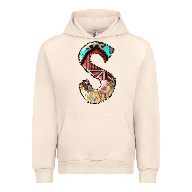 Farm Life Alphabet Lowercase Letters S Urban Hoodie by BundleAndBundleShop | Teevron