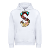 White farm life alphabet lowercase letters s Urban Hoodie - BundleAndBundleShop