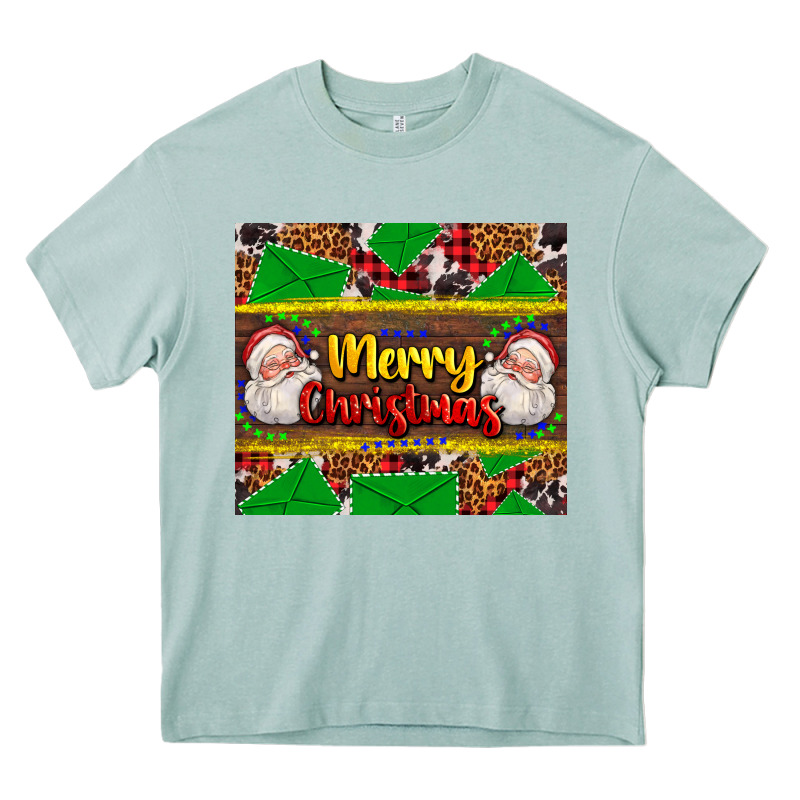 Merry Christmas With Santa Claus Heavy Core Tee by AdoDesignShop | Teevron