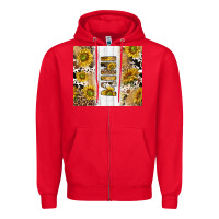 Red western mother's day mini with cowhide and sunflowers tumbler tbs Zipper Hoodie - TumblerDesignByShophia