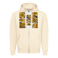 Sandshell western mother's day mini with cowhide and sunflowers tumbler tbs Zipper Hoodie - TumblerDesignByShophia