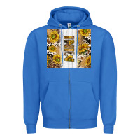 True Royal western mother's day mini with cowhide and sunflowers tumbler tbs Zipper Hoodie - TumblerDesignByShophia