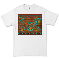 White western thunderbird and arrow with aztec leopard Premium Tee - Artiststas