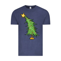 Vintage Denim trendy christmas tree Vintage Tee - MaliasSmallBusiness