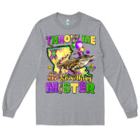 Throw Me Something Mister Louisiana Mardi Gras Long Sleeve Tee | Teevron
