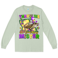 Matcha throw me something mister louisiana mardi gras Long Sleeve Tee - LillyAllenDesigns