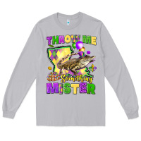 Moon Dust throw me something mister louisiana mardi gras Long Sleeve Tee - LillyAllenDesigns